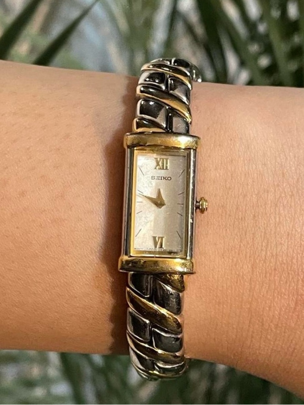 Vintage Silver and Gold Two-toned Women’s Seiko Watch